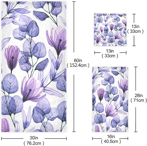 Vista 80 de ALAZA Juego de toallas de baño, toallas de fuego de agua de béisbol, 3 piezas, 1 toalla de baño, 1 toalla de baño, 1 toalla de mano, juego de 3