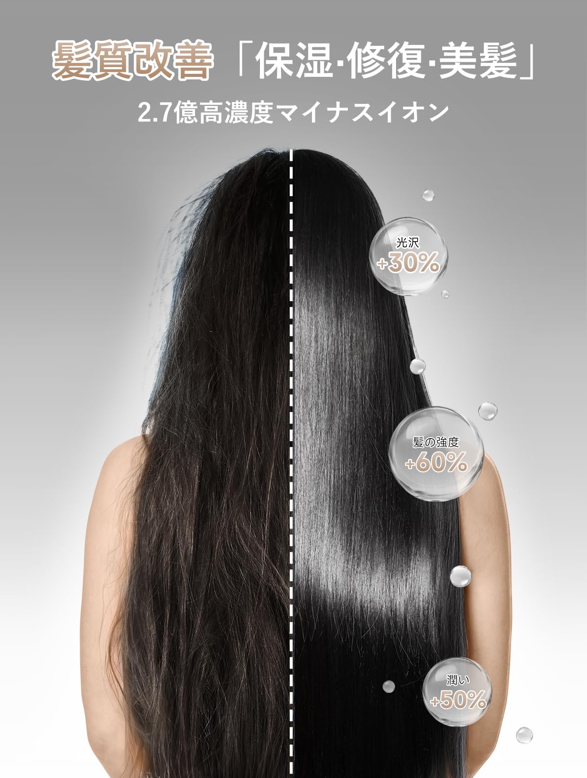 Amazon.co.jp: 【2026革新強化版】ドライヤー 大風量 ヘアドライヤー