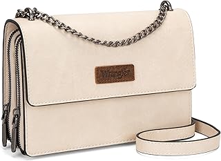 Flap Crossbody Purse for Women Shoulder Bag Vintage Wallets with Chain Strap