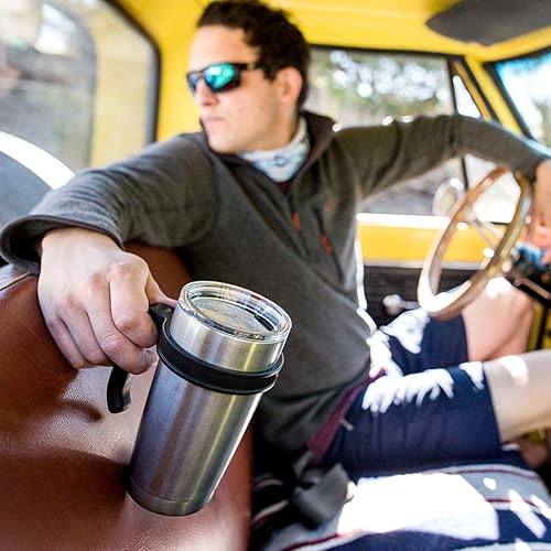 Miniatura 5 de ZYTC Mango de vaso de 30 onzas para Yeti, Ozark Trail, Sic Magnum Steel 30 onzas, paquete de 2 unidades, color negro