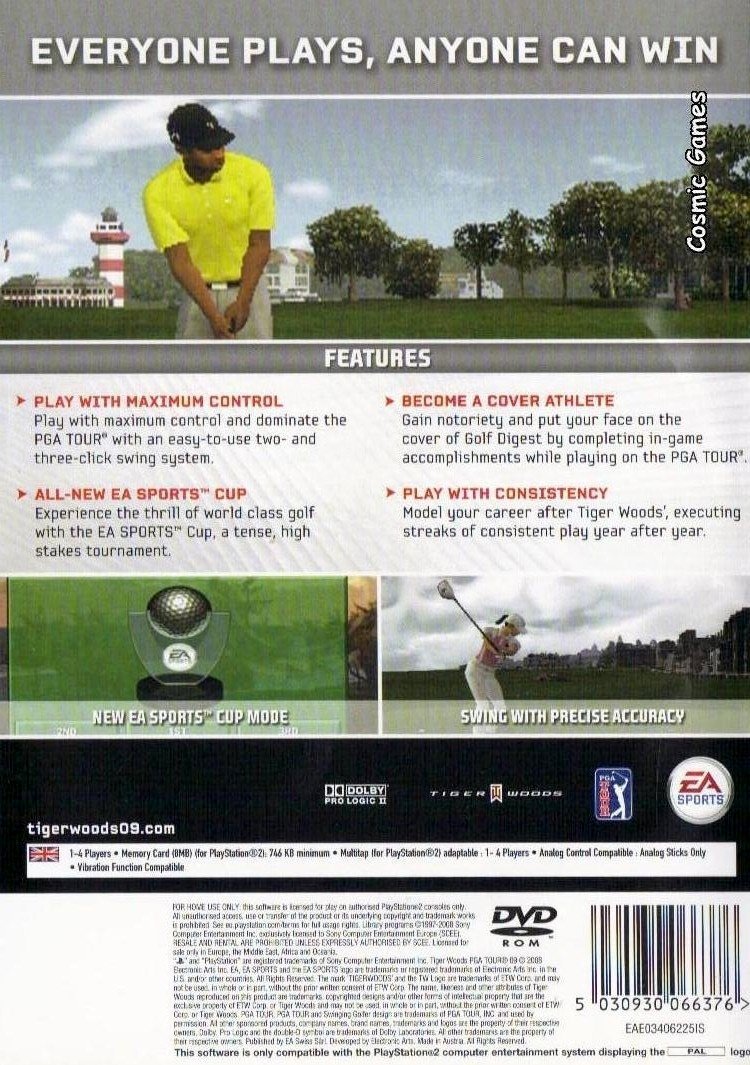 Tiger Woods PGA Tour 09 (Wii)