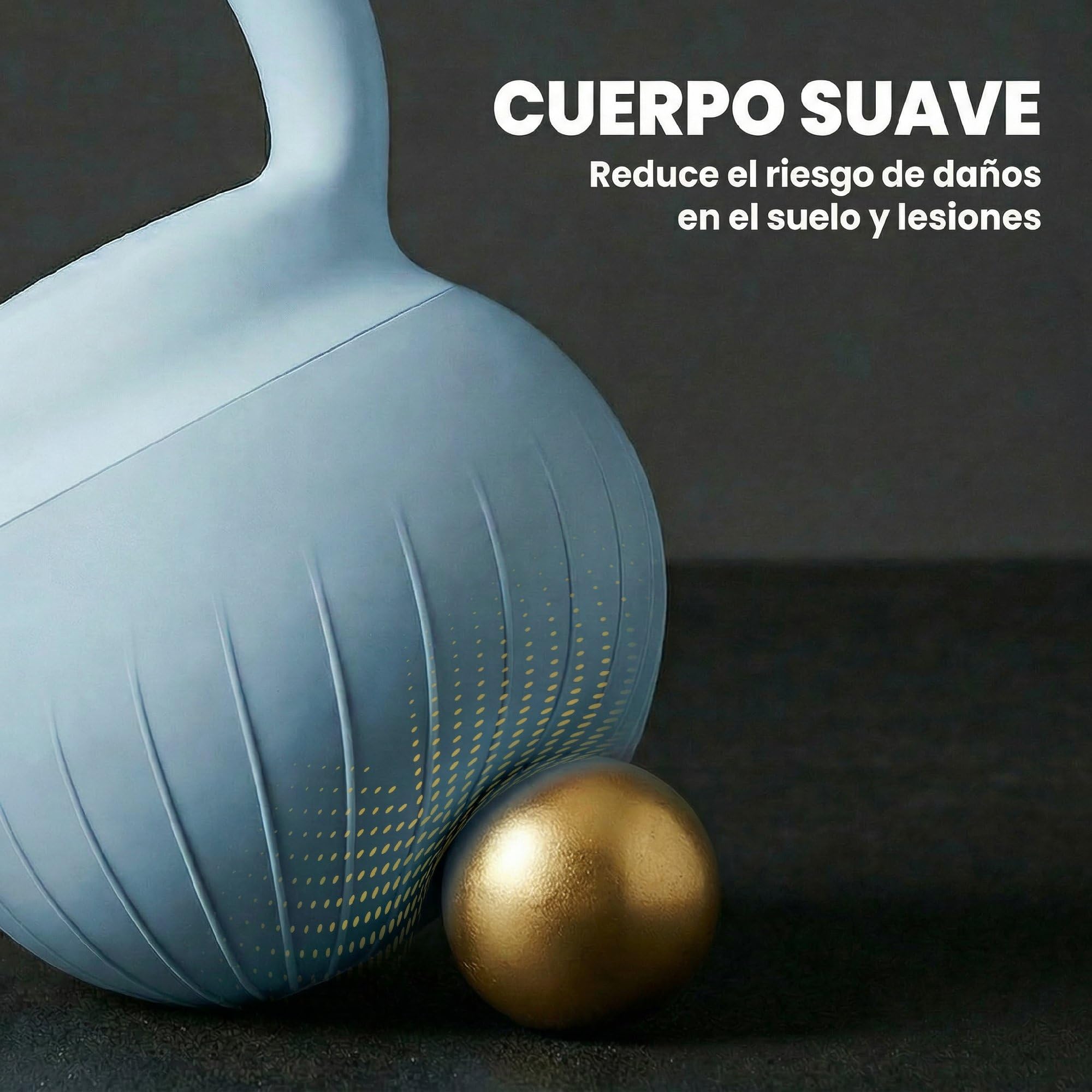 SPORTNOW Pesa Rusa 6 kg/10 kg, Soft Kettlebell Relleno de Arena Metálica y Mango Antideslizante, para Entrenamiento Culturismo en Casa, Gimnasio, Azul Claro