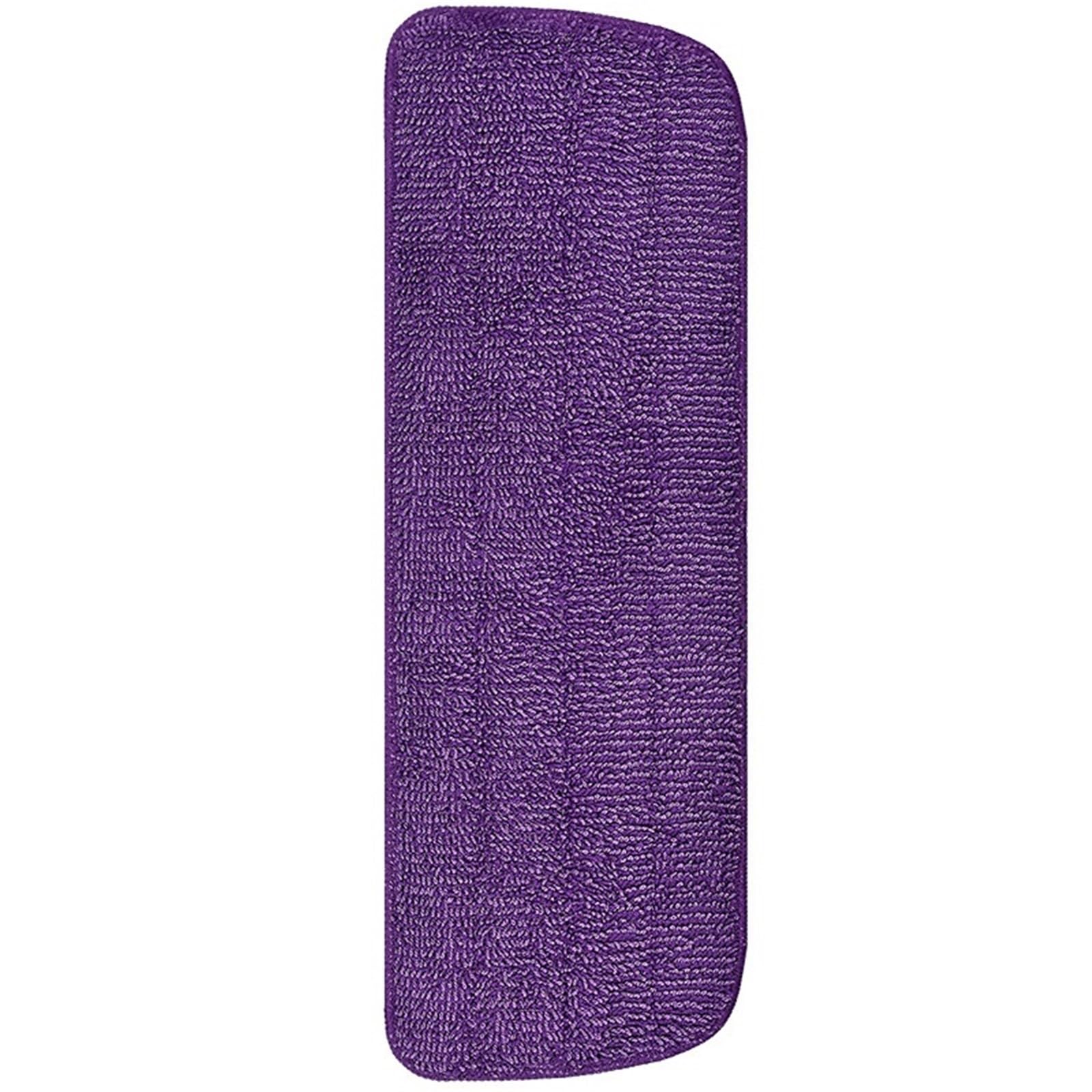 Mop replacement pad set Mop Pads Head Replacement Spray Microfiber Cleaning for Wet Dry Mops Flat Heads for Floor(PURPLE)