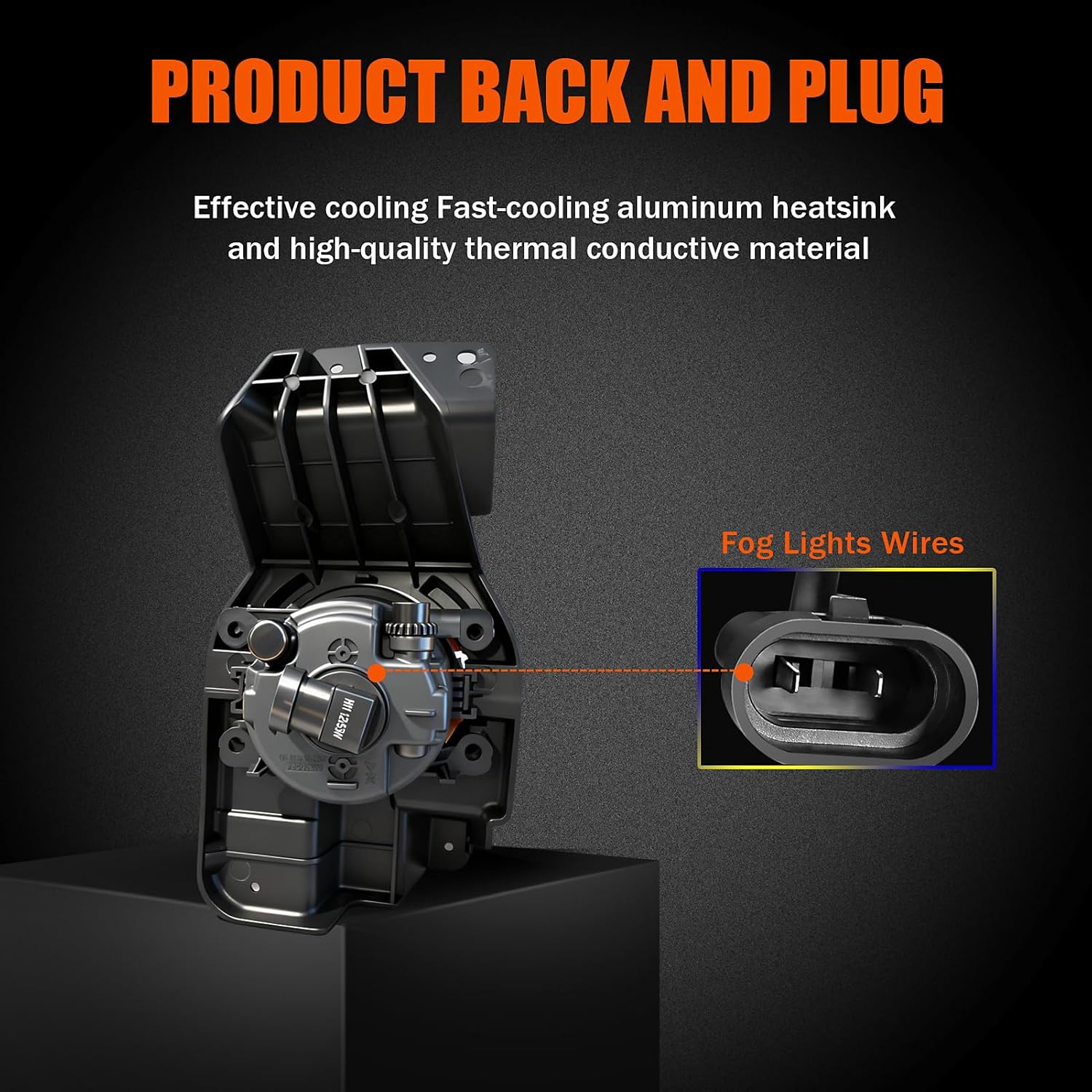 Fog Lights Compatible with 2011 2012 2013 2014 2014 2015 Ford Explorer Upgrade and Modified 1 Pair Fog Lamp, Fog Light Assembly