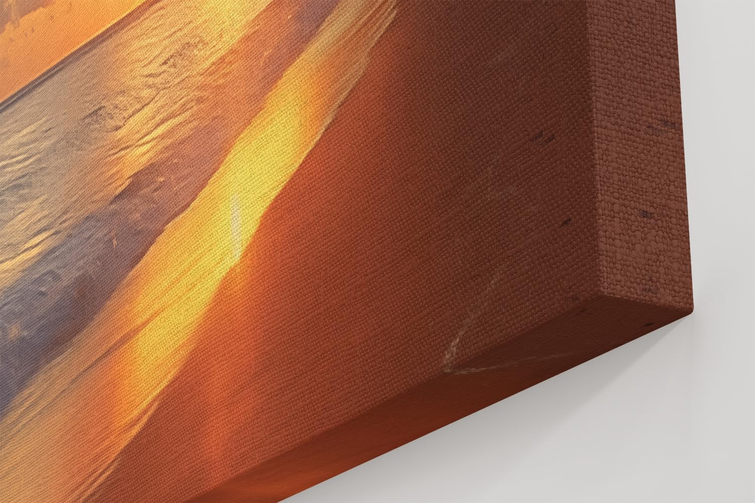Artaza Leinwand Bilder Sonnenuntergang Meer - 90x30 cm - Wanddeko Strand - Wandbilder Ozean - Deko Wohnzimmer