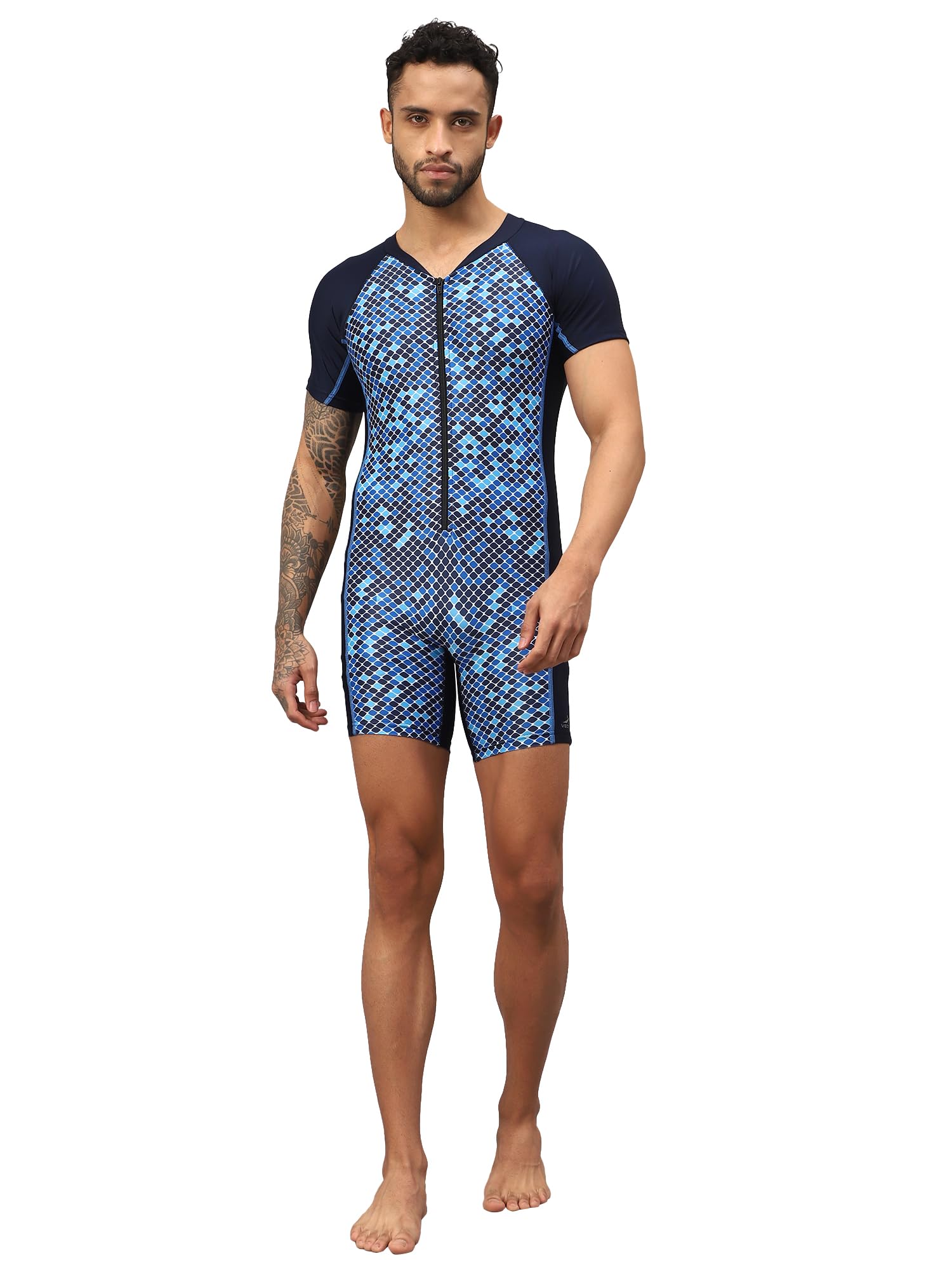 Vector X OMSS-348 Men's Swimming Costume for Multipurpose Wear for Swimming I Diving I Cycling I Aerobics