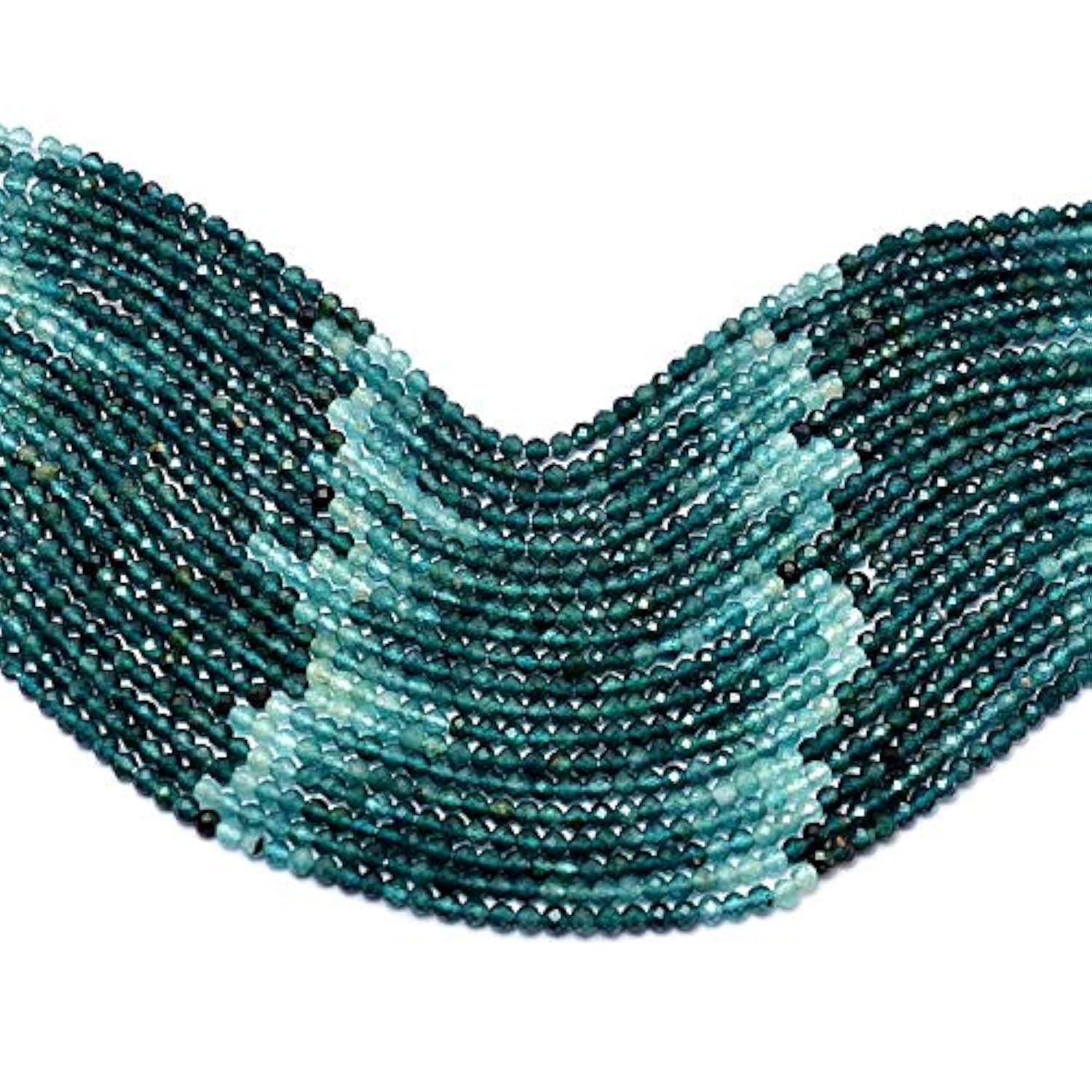 Grandidiérite naturelle en fil de perles fines pour composer vos bijoux d'été bohèmes