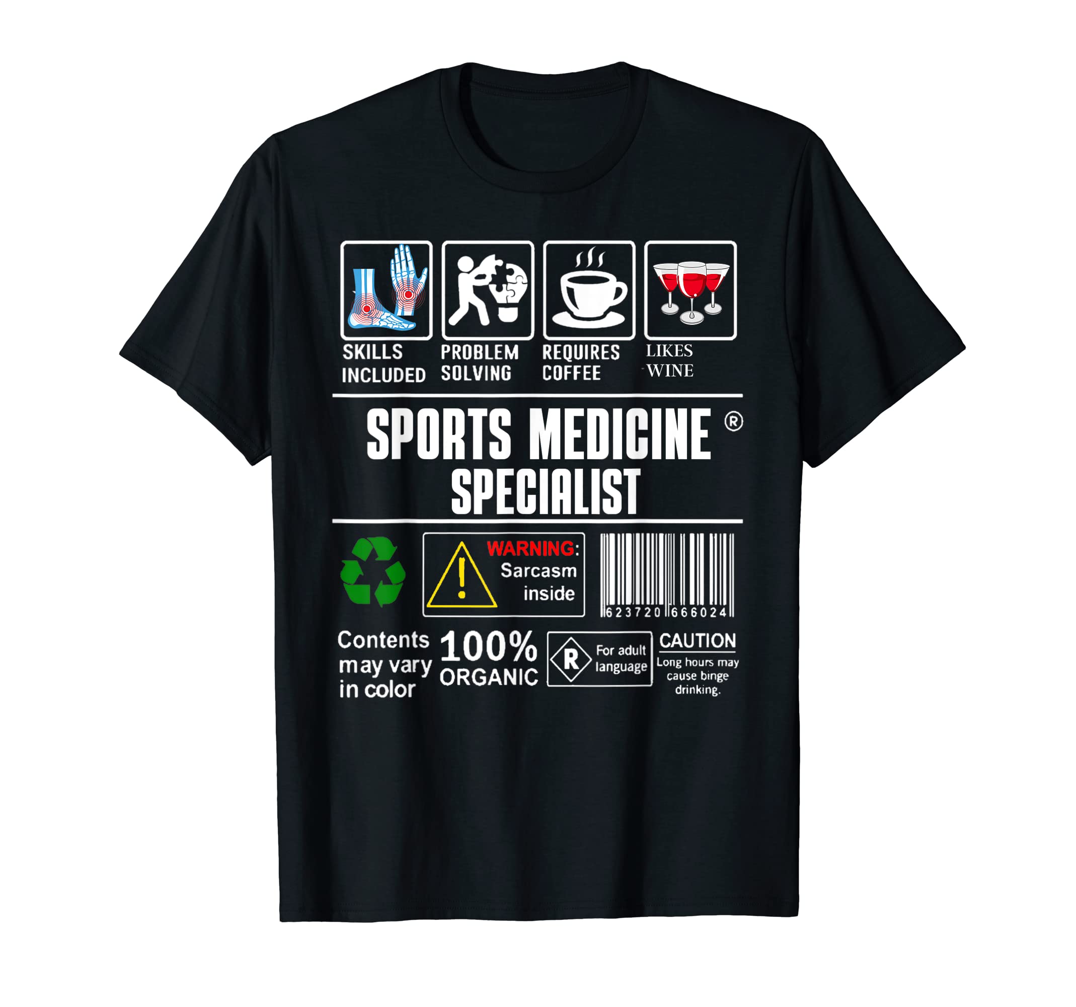 Sports Medicine Specialist Skills Included Problem Solving T-Shirt