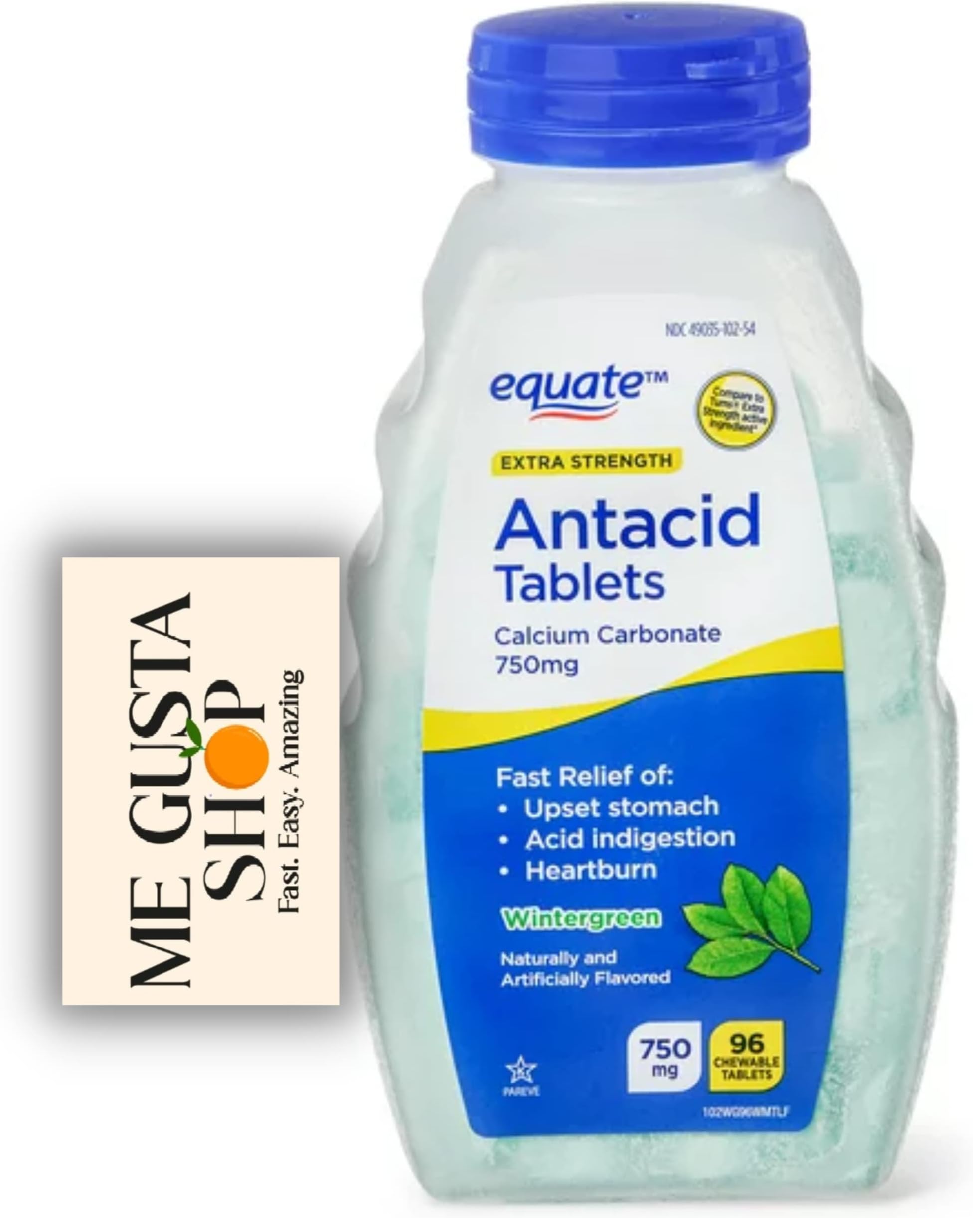 Extra Strength Walgreens Antacid Chewable Tablets and Advil