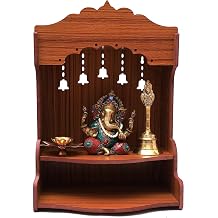 Wooden Wall Hanging Attractive Design Temple for Home and Office | Pooja Stand for Home | Foldable Temple for Home and Office