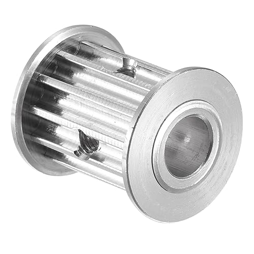 MECCANIXITY 5M 12 dientes polea de distribución síncrona de rueda dentada sin paso de 0.197in, orificio de paso de 0.394in para correa, impresora