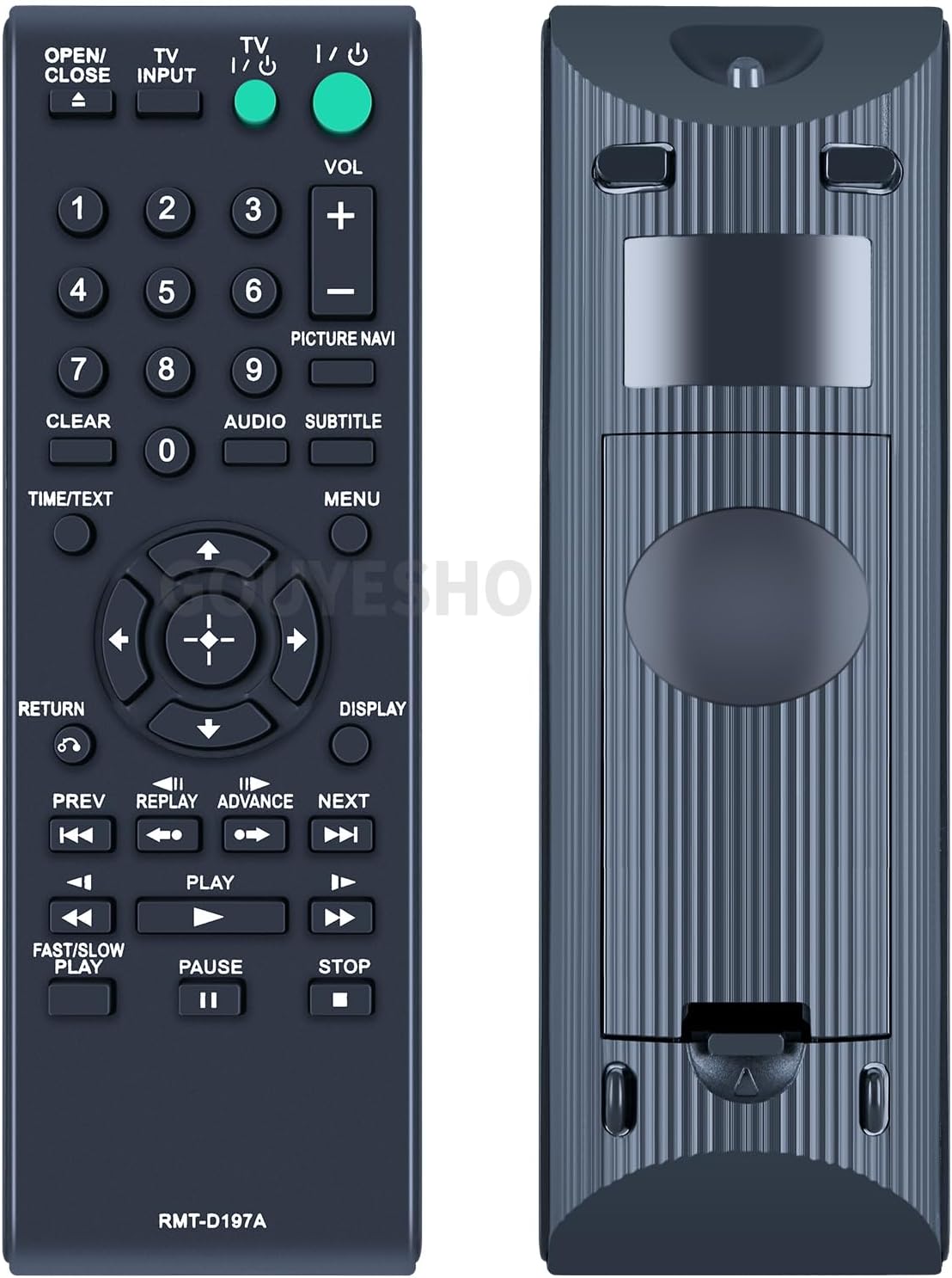 PZL RMT-D197A Remote Control Replacement fit for Sony DVD Player DVPSR120 DVPSR210PB DVPSR310P DVP-SR310P DVP-SR320 DVP-SR405P DVPSR320 DVP-SR510H DVP-SR750HP DVPSR100 DVPSR750HP DVPSR405P DVPSR510H