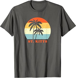 St. Kitts Vintage Sun & Surf Throwback Vacation T-Shirt