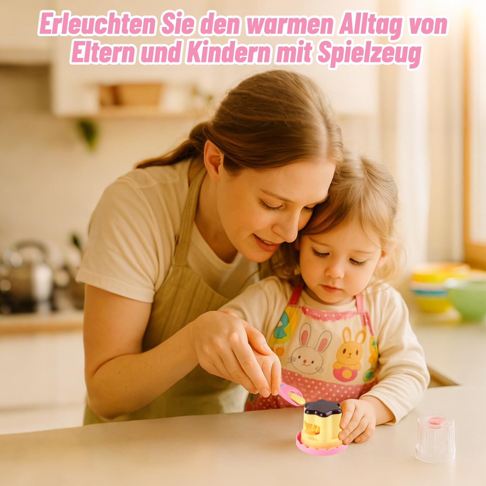 Pudding Pretend Spiele Set - Kleinkinder für Simulations, Rollenspiele, Requisiten, Bildung und Party, Rollen ZubehöR, Pudding Toy, Praktisches Geburtstagsgeschenk, Puppenhaus DIY KüChendekoration