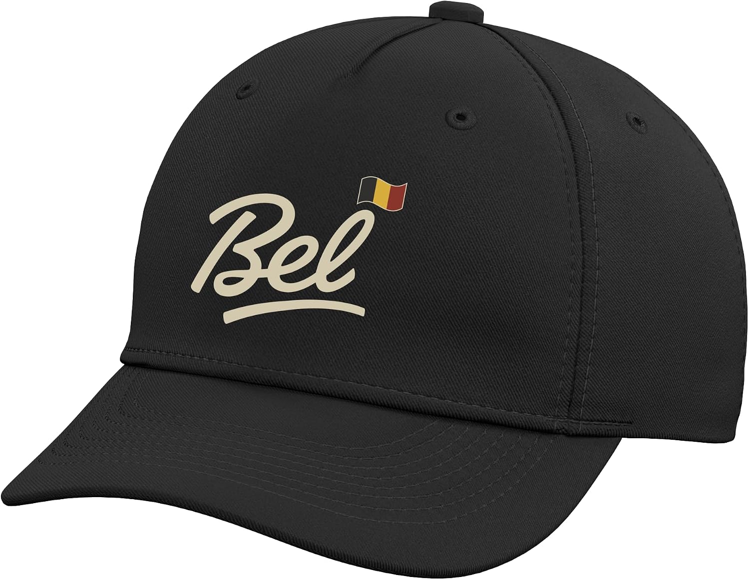 Belgium Vintage Script Fan Adjustable Baseball Hat