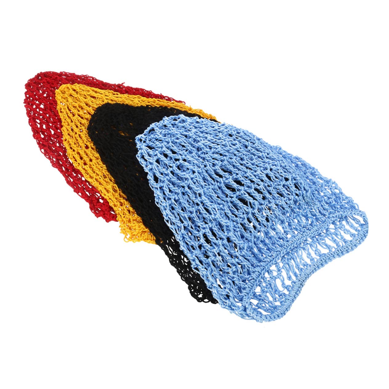 4pcs Crochet Hair Net for Women Lightweight Mesh Hair Covers for Sleeping Breathable Bun Cover Comfortable and Neat for Daily Use and Bathing
