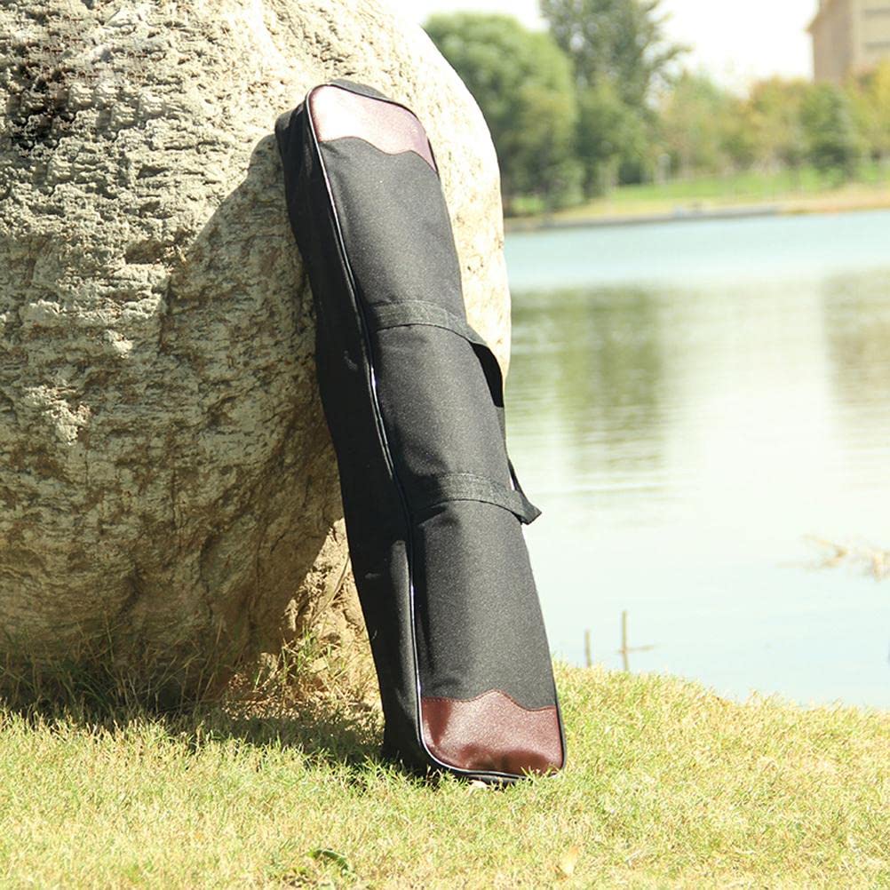 Alomejor Sac à Arc Classique, Sac à Main de Tir à l'arc en Plein Air avec Poignée élargie et Bandoulière Réglable, à Dos de Flèche en Toile de Grande capacité