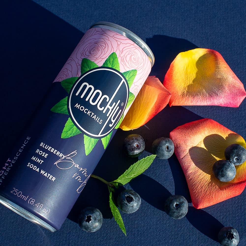 Amazon.com: Mockly Baron von Blue Booze-Free Cocktail | Ready To