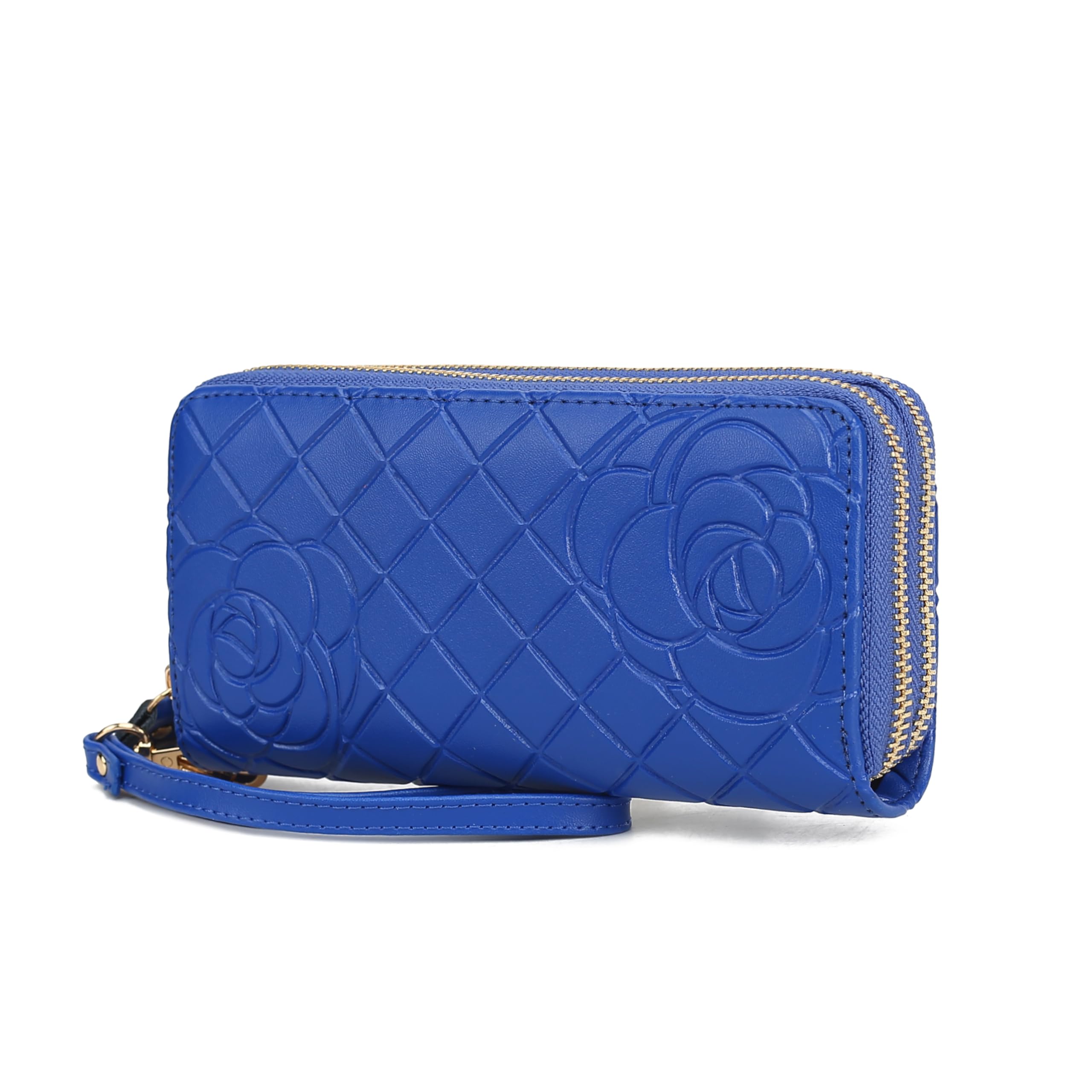 MKF Collection Wristlet Wallet for Women, Small Credit Card Holder with Zipper Coin Pocket Wallet Purse Handbag By Mia K