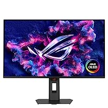 ASUS ROG Strix OLED XG27AQDMES, Monitor Gaming da 26,5″ QHD QD-OLED (2560 x 1440), 0,03ms Response Time, 240 Hz, ELMB e Compatibile con G-SYNC, Neo Proximity Sensor, DisplayWidget Center, Nero