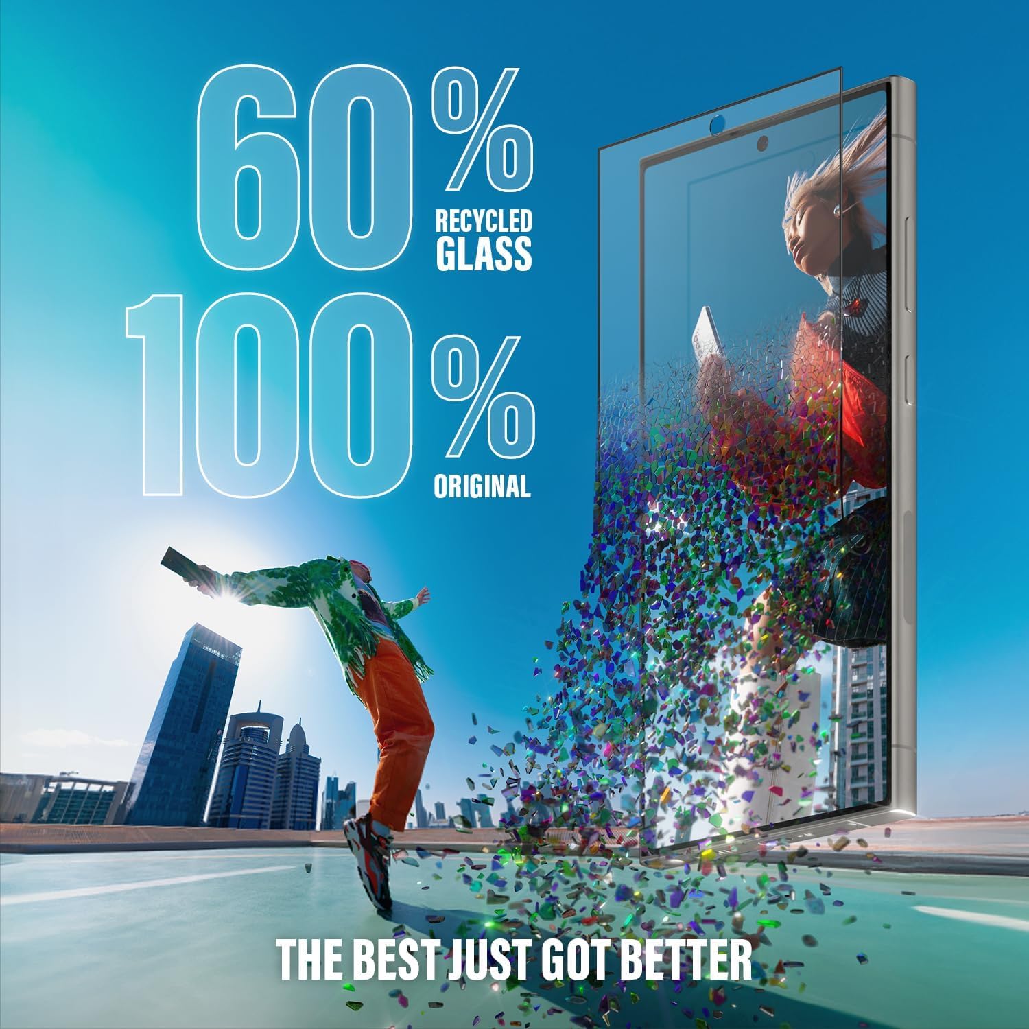 PanzerGlass™ Protezione Schermo Ultra-WideFit per Samsung Galaxy S24 Ultra: Massima Protezione, Design Sostenibile, Innovazione Avanzata