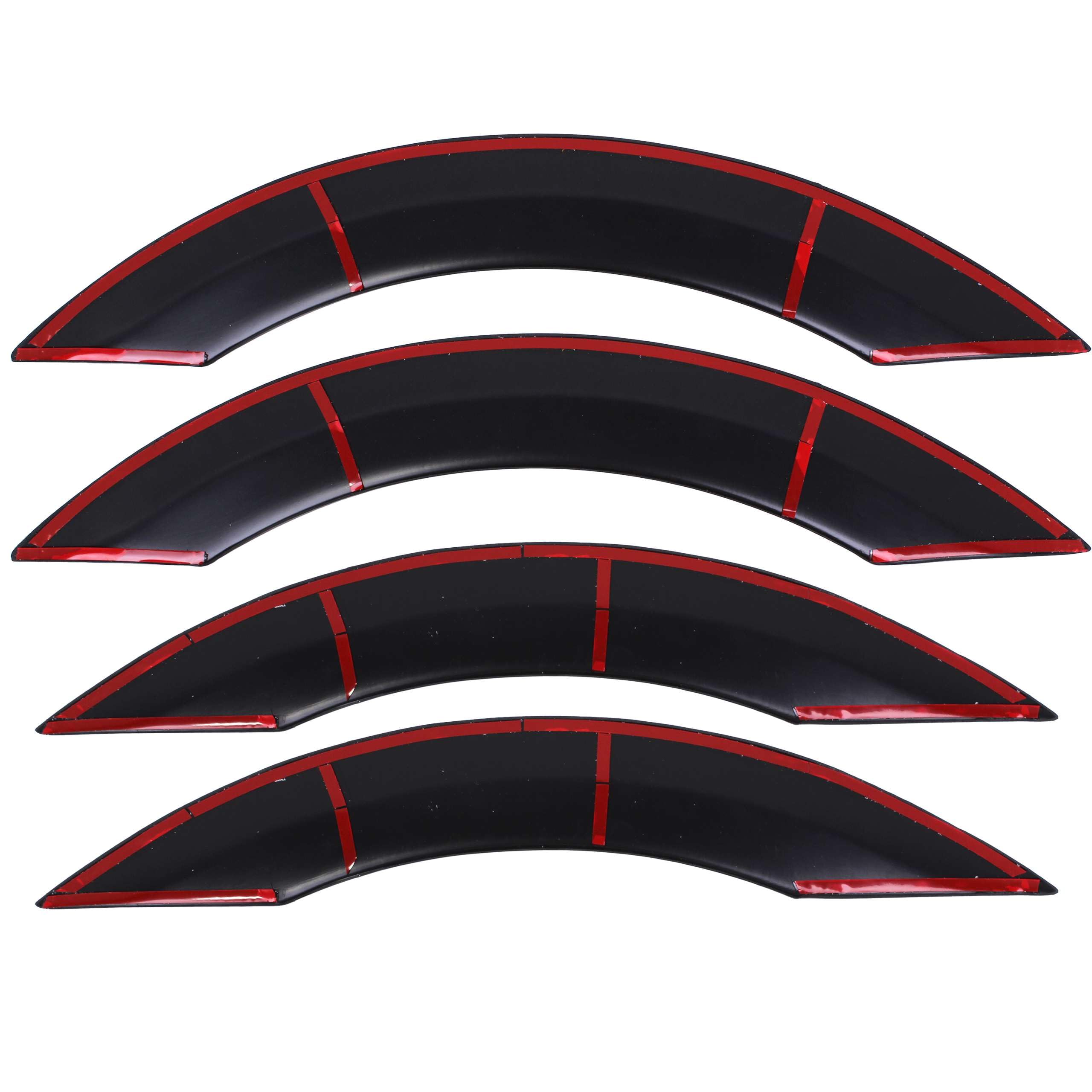 INLY 4 Pezzi protezione passaruota paraurti parafango ABS nero Rivestimento ruota Accessori per auto Parti di stile compatibile con Sprinter W907 destra e sinistra (2018-2024)