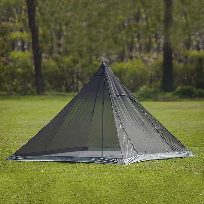 DD Hammocks DD XL Pyramid Mesh Tent Lightweight 2 Person Insect Proof Tent for Hiking