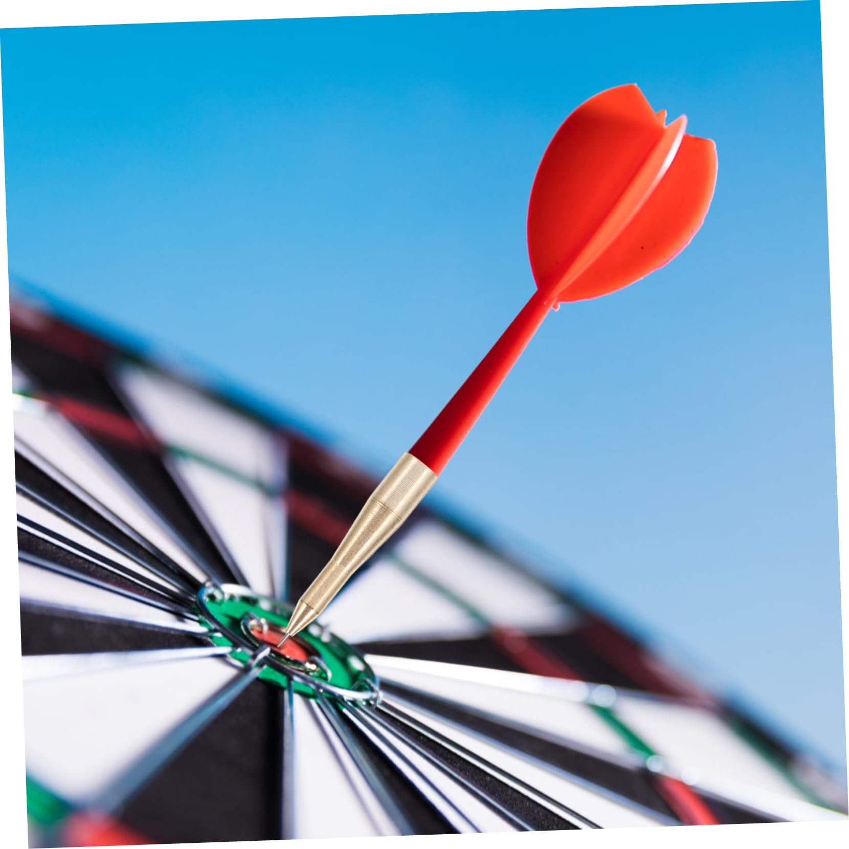 VANZACK Enhance Your Game 12pcs Metal Shafts Thread Sleeve Flights and Shafts for Outdoor Accessory