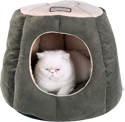 Armarkat Panier Pour Chat Vert Laurier Et Beige Amazon Ca