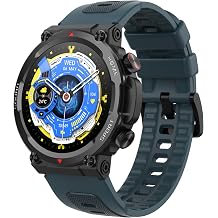 Loluka Military Smart Watches for Men Tactical Smartwatch Make Answer Calls Heart Rate Monitor Fitness Tracker for Exercise Data 100+ Sport Modes Compatible with Android iOS