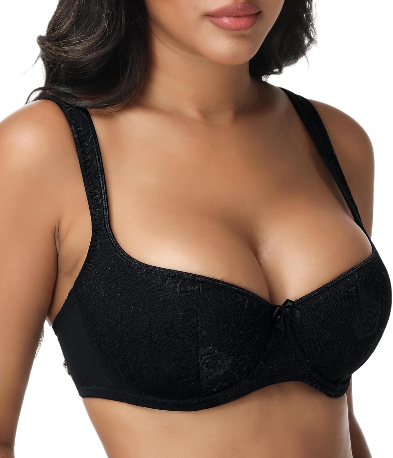 Demi Balcony Bra Underwire 1/2 Half Cotton Cup for Women