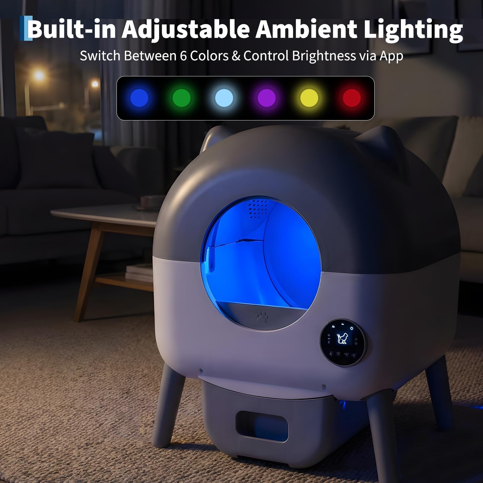 SEERFashion Lettiera Gatto Autopulente Con APP · Lettiera Automatica Per Gatti — immagine 8 di 16