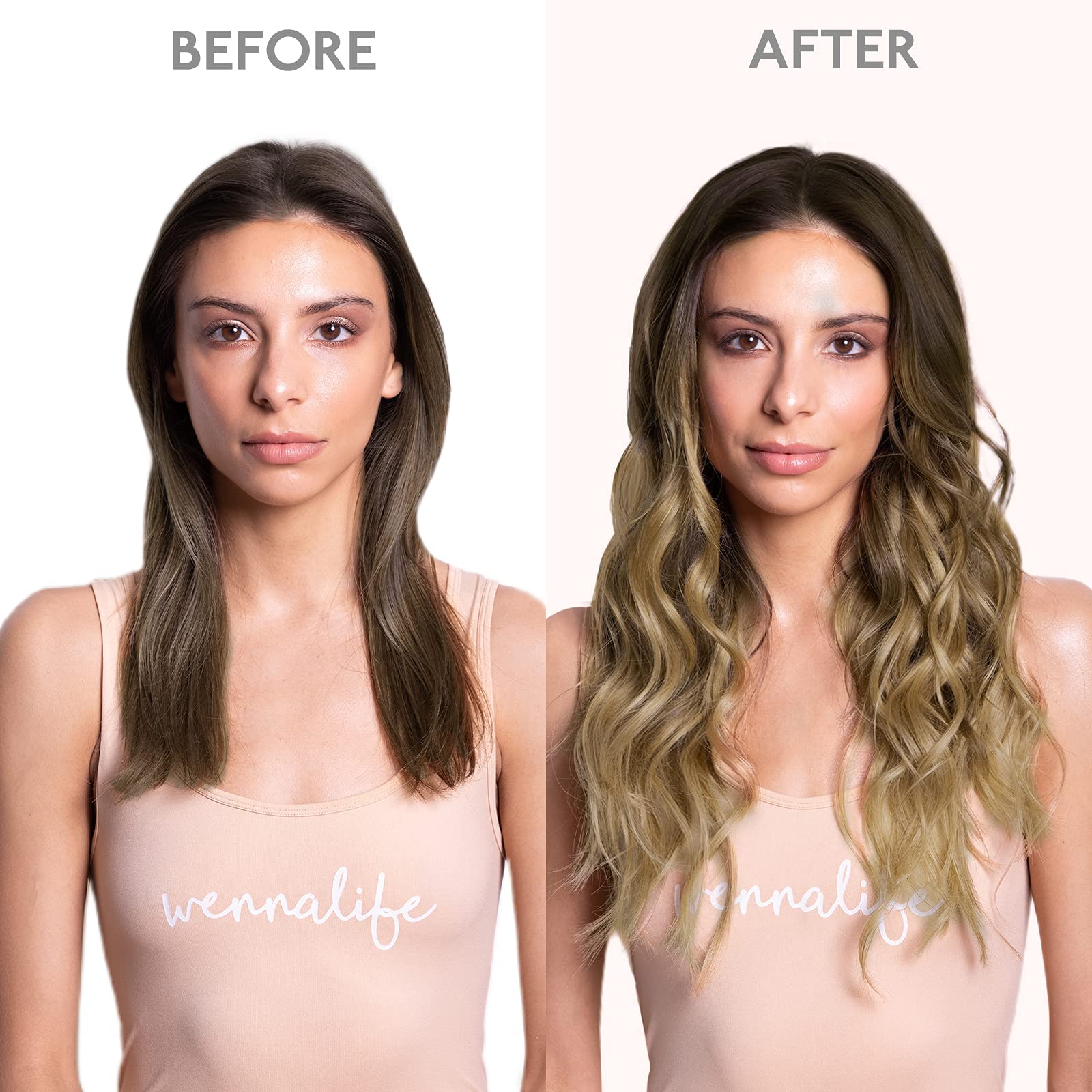 WENNALIFE Clip in Hair Extensions Human Hair 16 Inch 120g 7pcs Dark Brown Hair Extensions Clip in for Women Real Human Hair Double Weft Rallonge Cheveux Humain Extension Real Hair Extensions — view 313