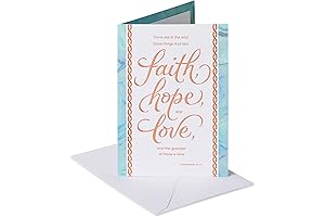 American Greetings Religious Sympathy Mass Card for The Deceased