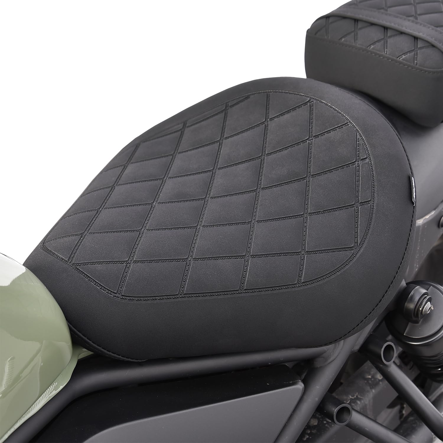 Asiento cómodo para conductor delantero de motocicleta para Rebel CMX 500 300 2017 2018 2019 2020 2021 2022 2023 2024 2025 2026, cojín de sillín individual para piloto, almohadilla para pasajero