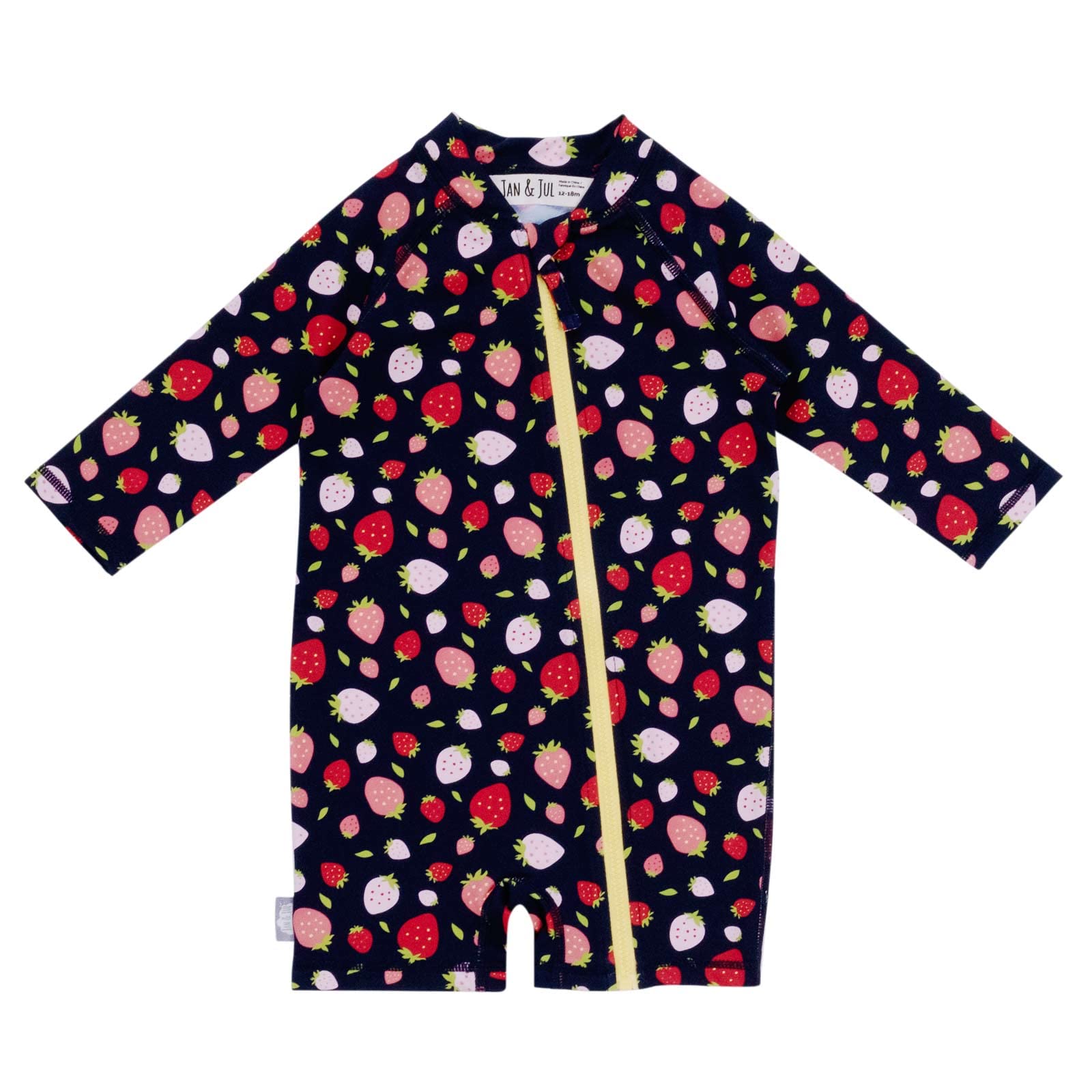 JAN &amp; JUL Long Sleeve 1-pc UV Jumpsuit Rash Guard (Baby, Toddler)