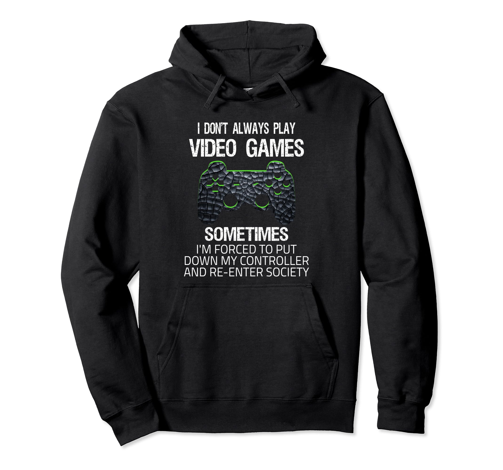 Funny Gamer Gaming Quote Boys Girls Teenager Gift Pullover Hoodie