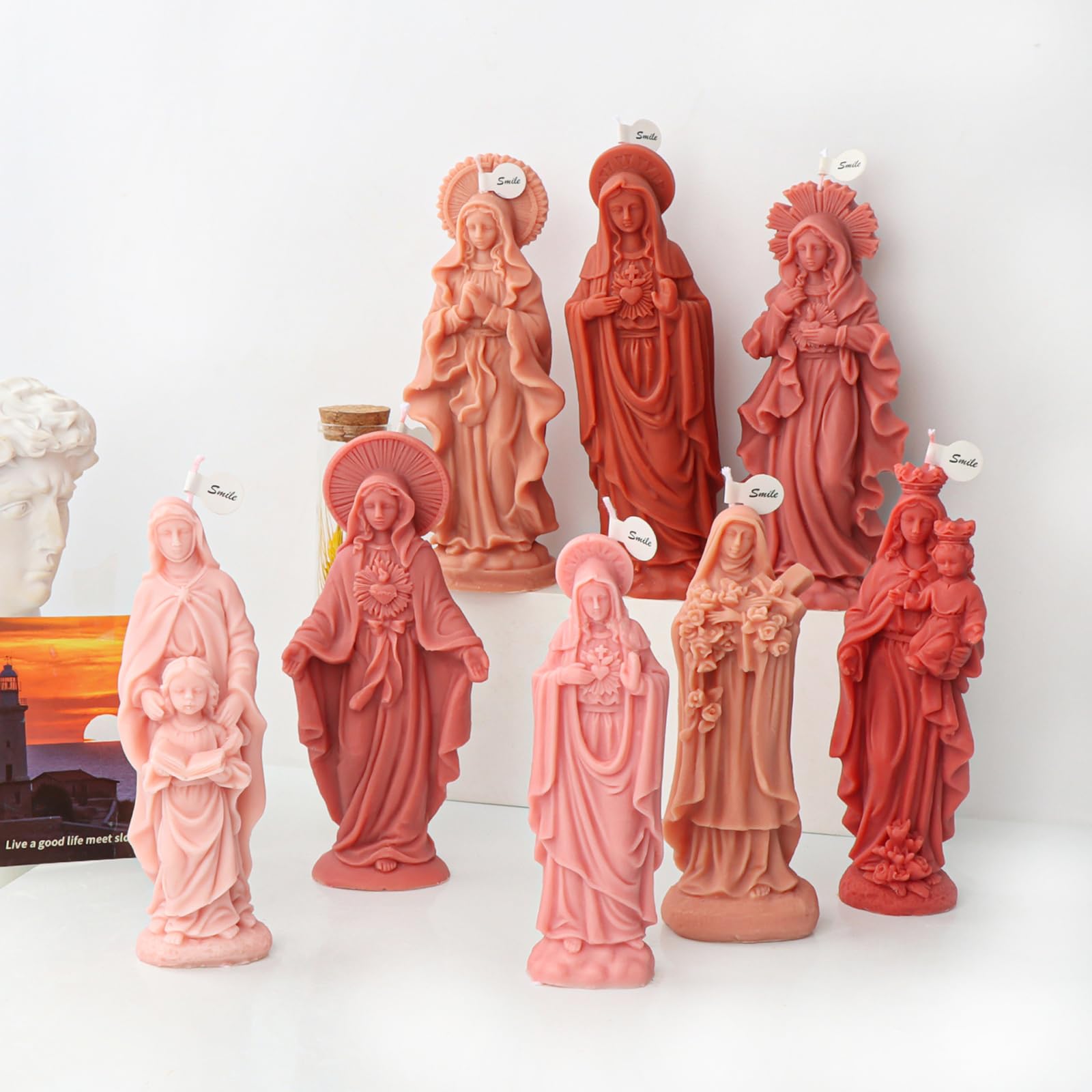 Formy silikonowe, Jezuses w kształcie silikonu 3D Jesuses narzędzie do robienia żywicy gipsowej dekoracje domowe