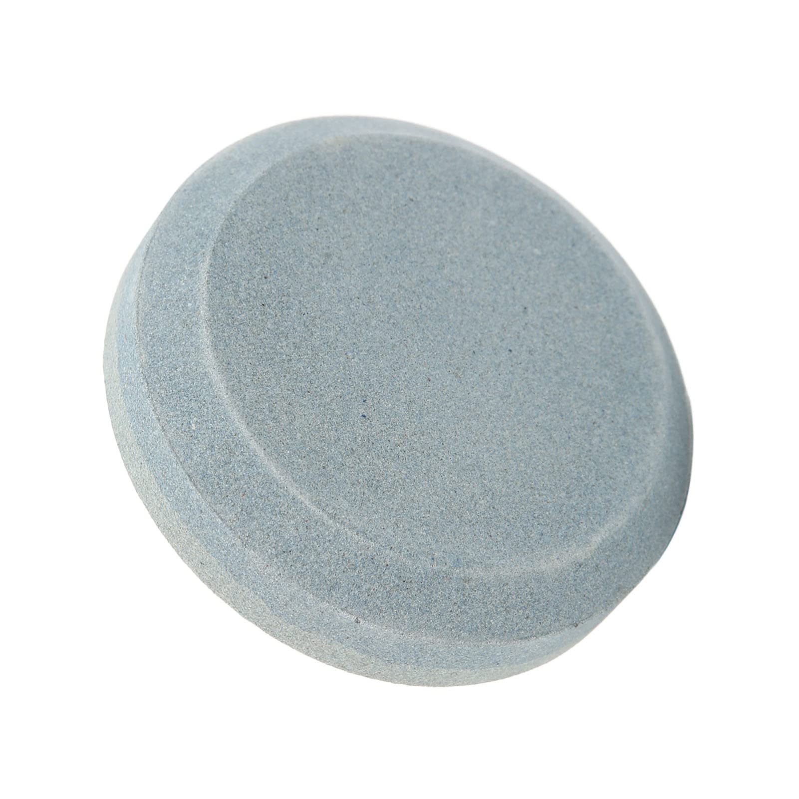 Acouto Afilador de Cuchillos de Doble Grano, Piedra Redonda, Arenisca 240 400, Afilador de Hachas, Compacto, de Fácil Agarre, para Hacha, Cortacésped, Cuchillas, Palas, Herramientas de Jardín, Unisex,