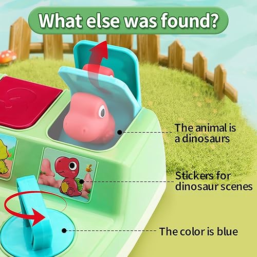 Miniatura 4 de Juguete Interactivo de Animales Saltarines para Bebé, Juguete de Causa y Efecto, Juguetes Infantiles de Aprendizaje Temprano para Clasificar