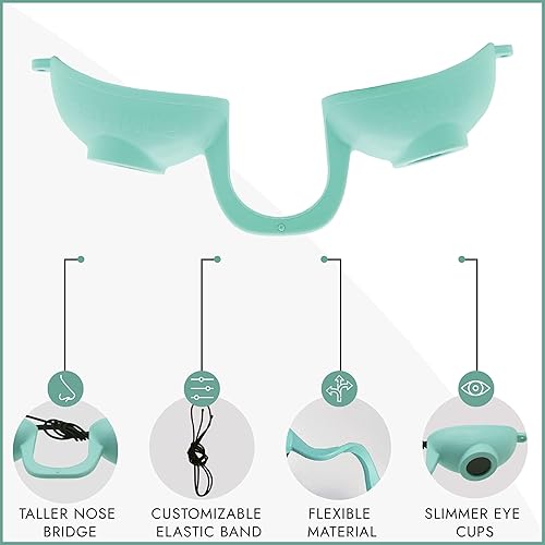 Vista 30 de Super Sunnies Protección ocular flexible flexible UV, compatible con la FDA, gafas de bronceado individuales para cama de bronceado, con una caja