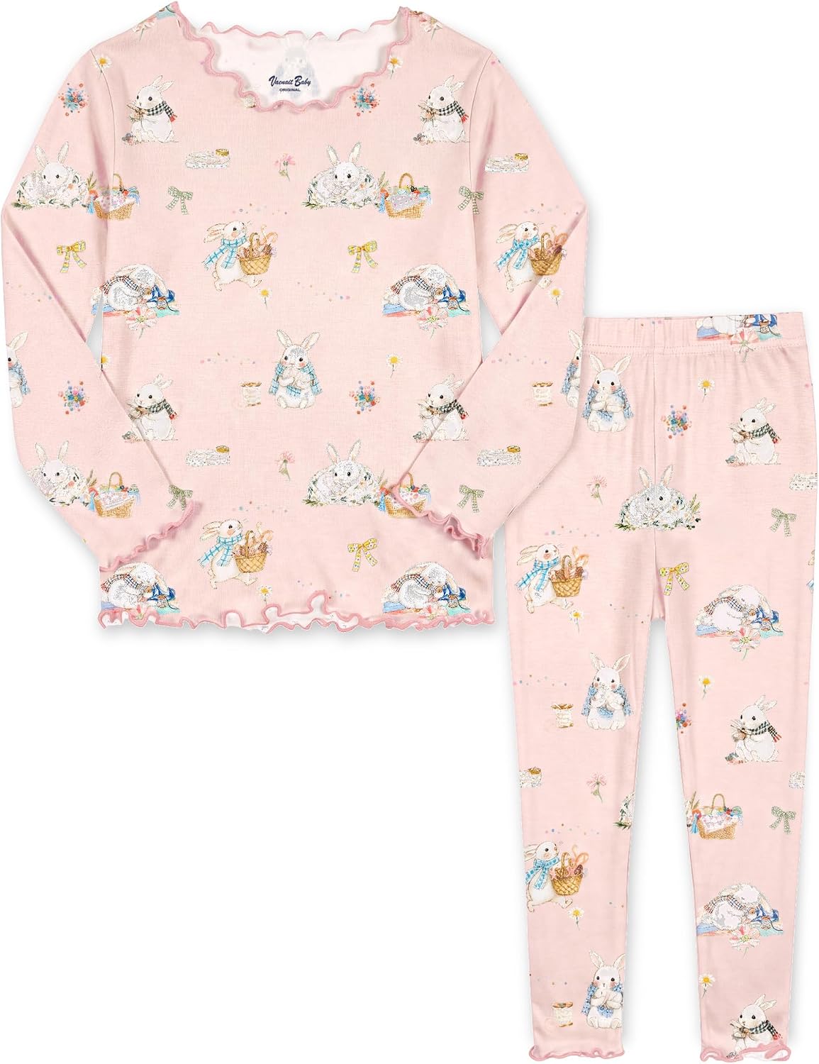 VAENAIT BABY Toddler Kids Pajamas Viscose from Bamboo Sleepwear Floral Animal Sports Print PJs for Boys Girls, 6M–12Y