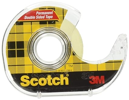 Scotch Double Sided Tape 1 2 X 500 6pk Tape Dispenser And Tape 2 Pack Amazon In Industrial Scientific