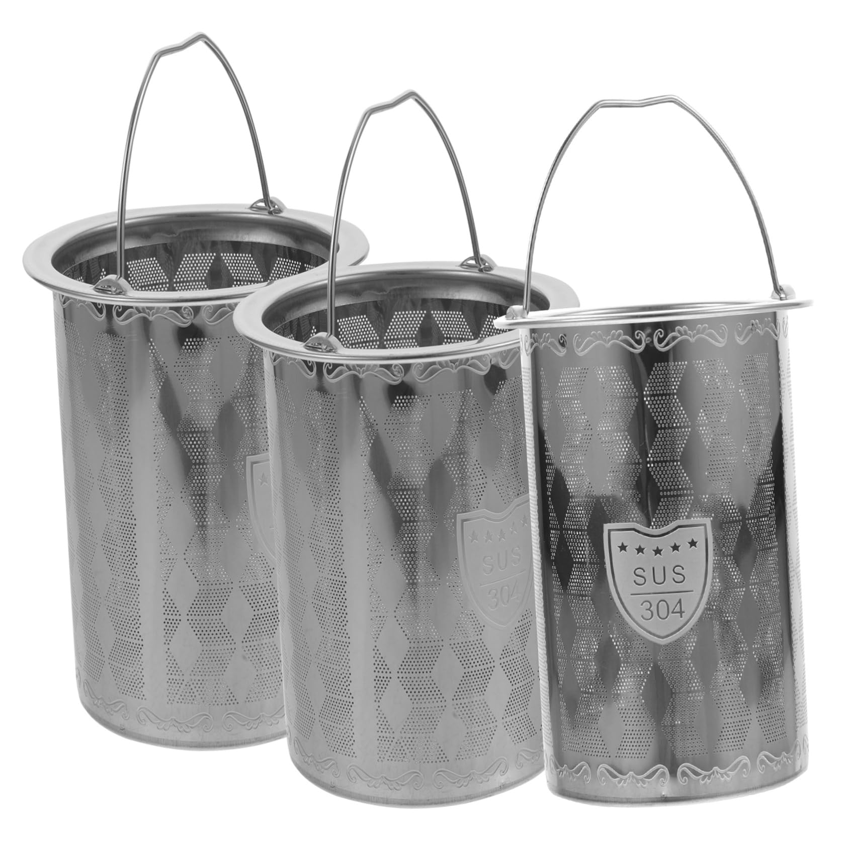 RORPOIR 3pcs Tea Leak Home Diffusers Mesh Strainer Stainless Steel Strainer Teapot Filter Replacement Tea Kettle Strainer Coffee Strainer Tea Pot Replacement Infuser Coffee Mesh Filter