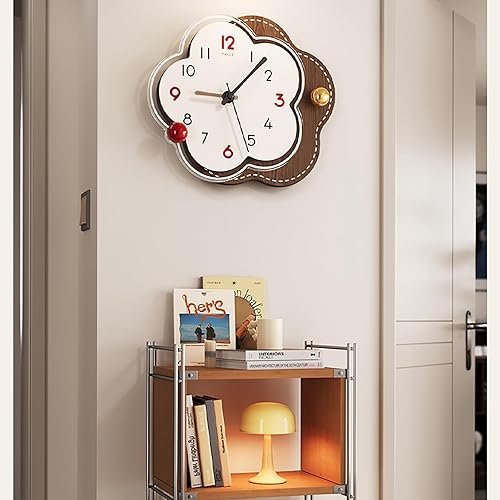 Miniatura 4 de Reloj de pared decorativo, fondo de sofá, para colgar en la pared, restaurante, silencioso, combinación de reloj de pared, para dormitorio, estudio