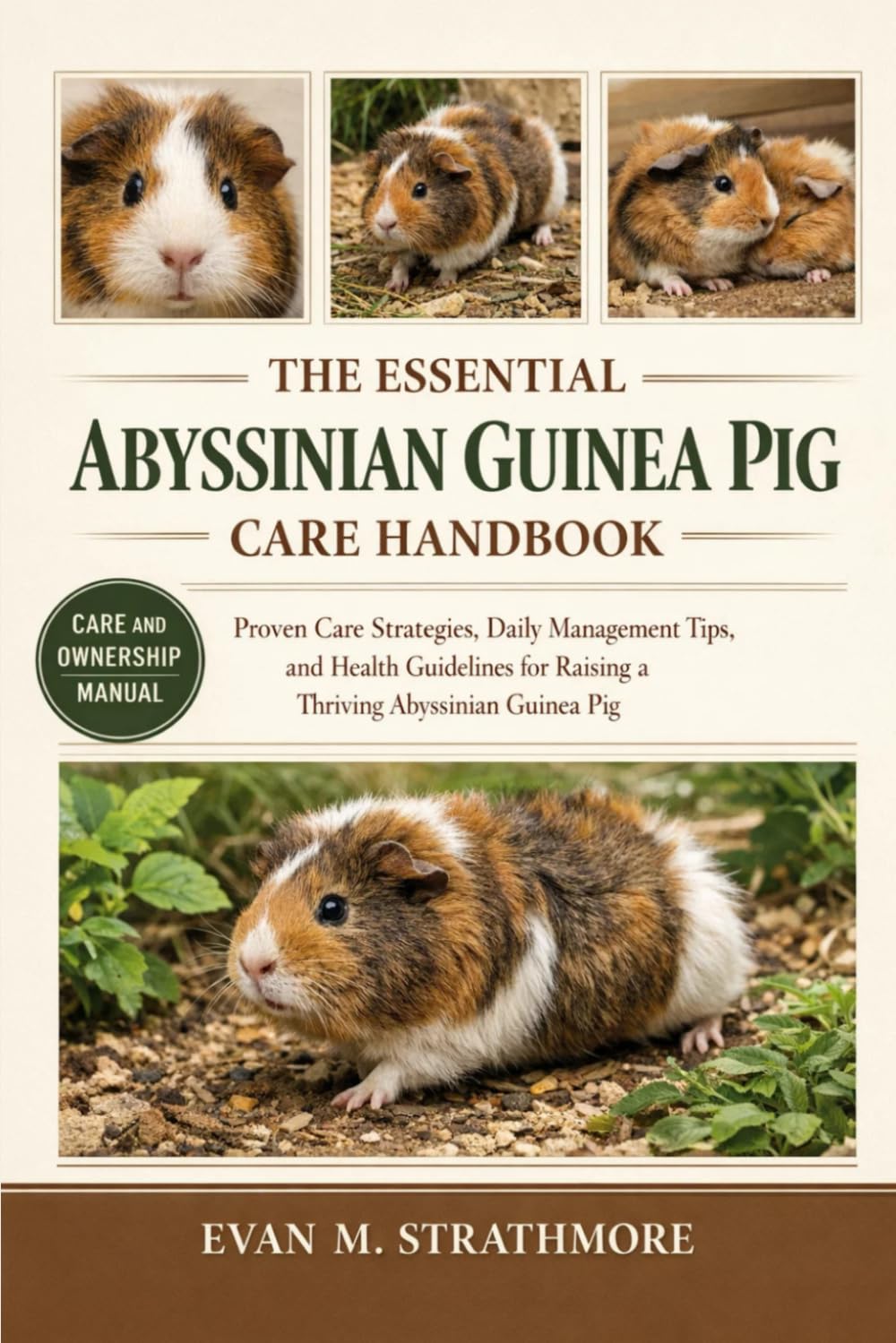 THE ESSENTIAL ABYSSINIAN GUINEA PIG CARE HANDBOOK: Proven Care Strategies, Daily Management Tips, and Health Guidelines for Raising a Thriving Abyssinian Guinea Pig