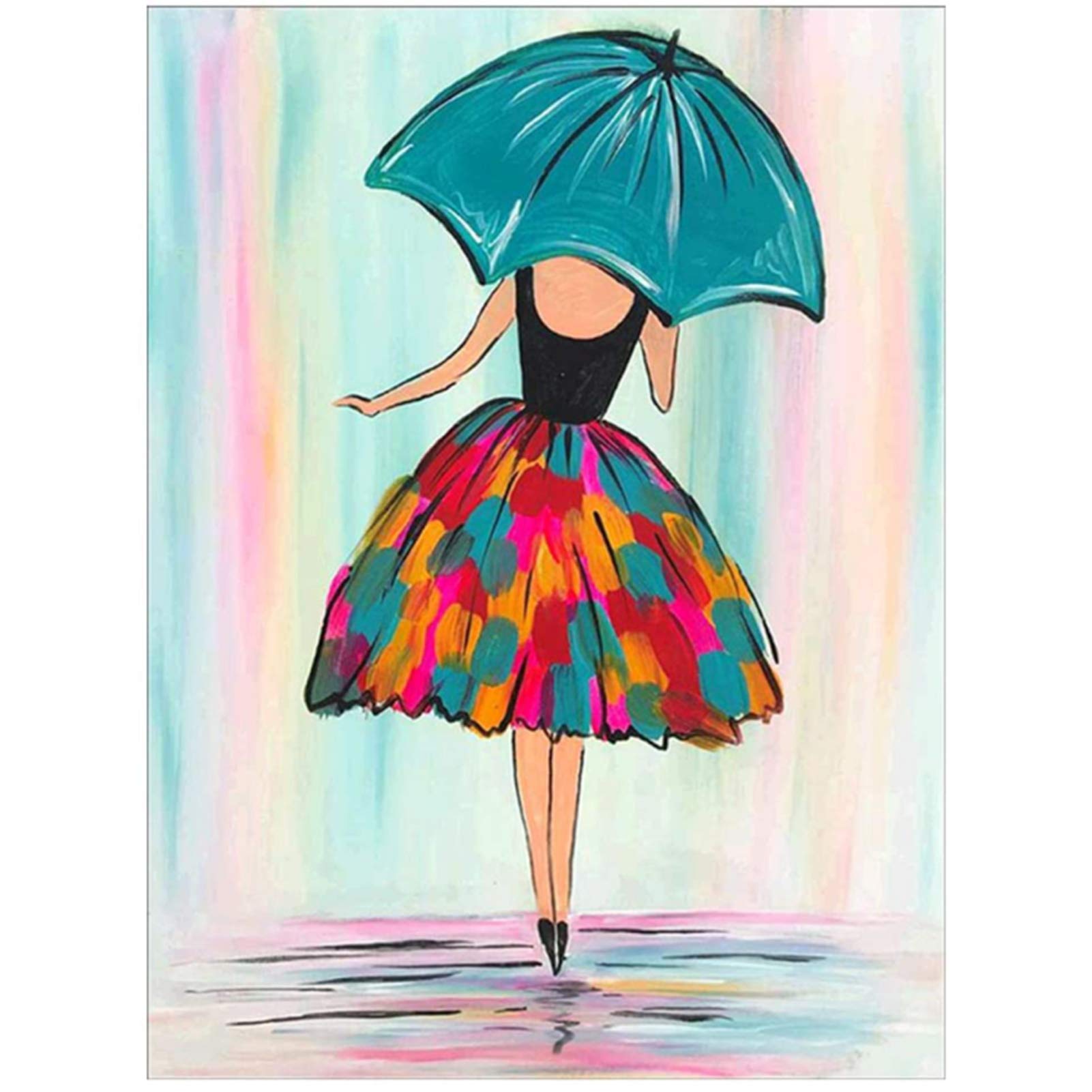 KTHOFCY 5D DIY Diamond Painting Kits for Adults Kids Ballet Girl Full Drill Embroidery Cross Stitch Crystal Rhinestone Paintings Pictures Arts Wall Decor Painting Dots Kits 15.7X11.8 in