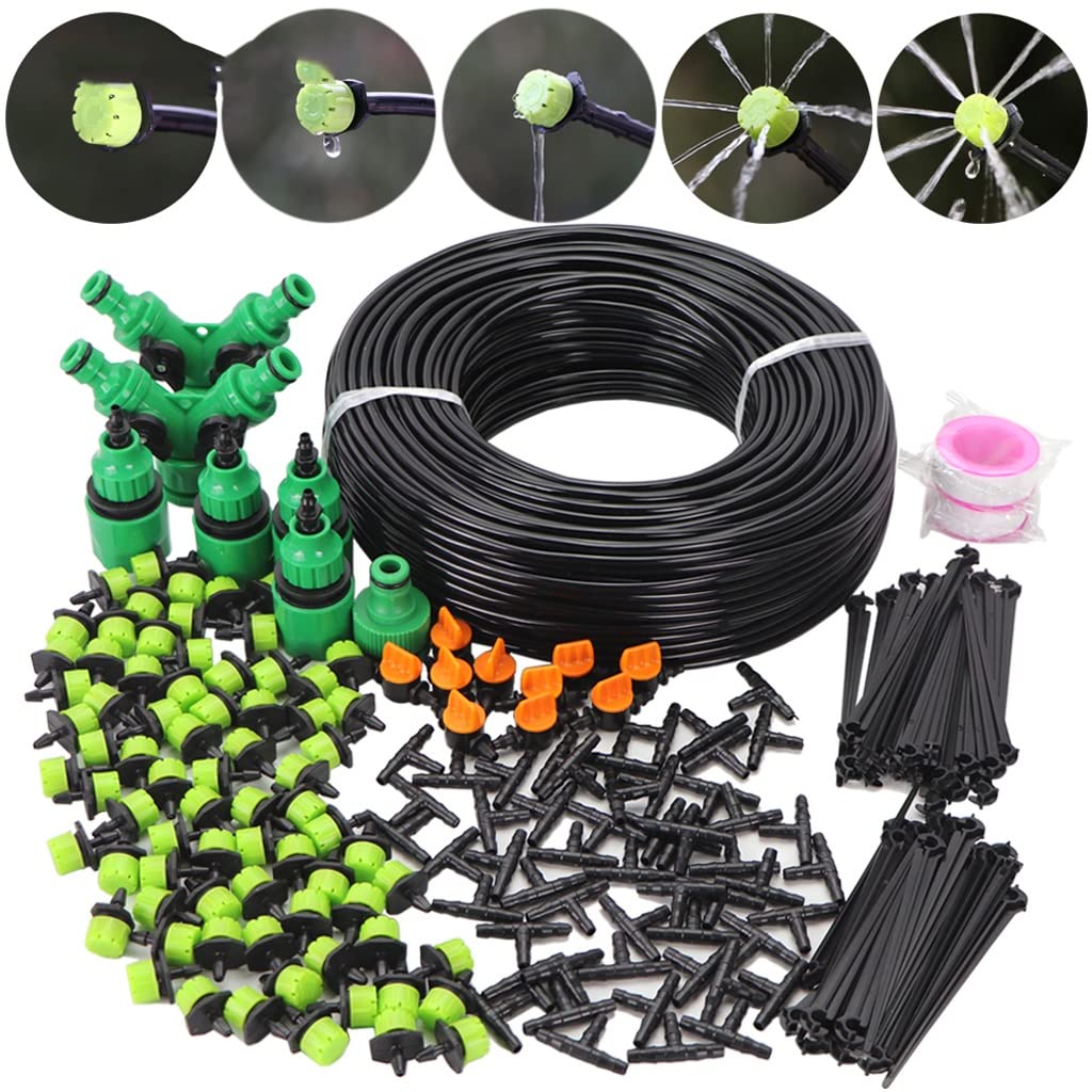 Système d'irrigation micro-goutte automatique 1/4 kit arrosage goutte à goutte jardin