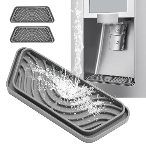 Maerolre Refrigerator Drip Catcher 2 PCS Grey