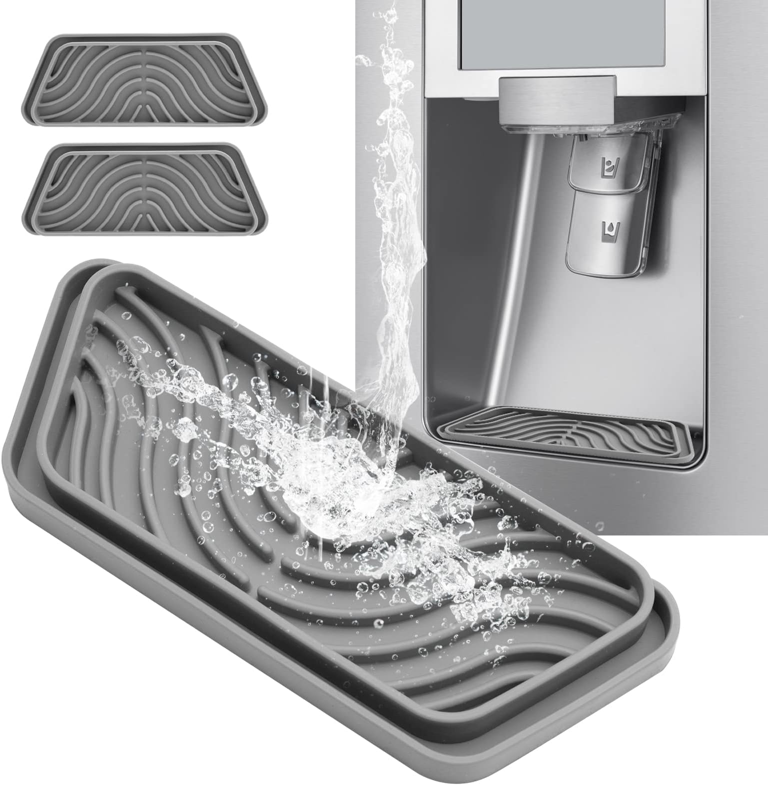 Upgraded Refrigerator Drip Catcher Tray, Fridge Water